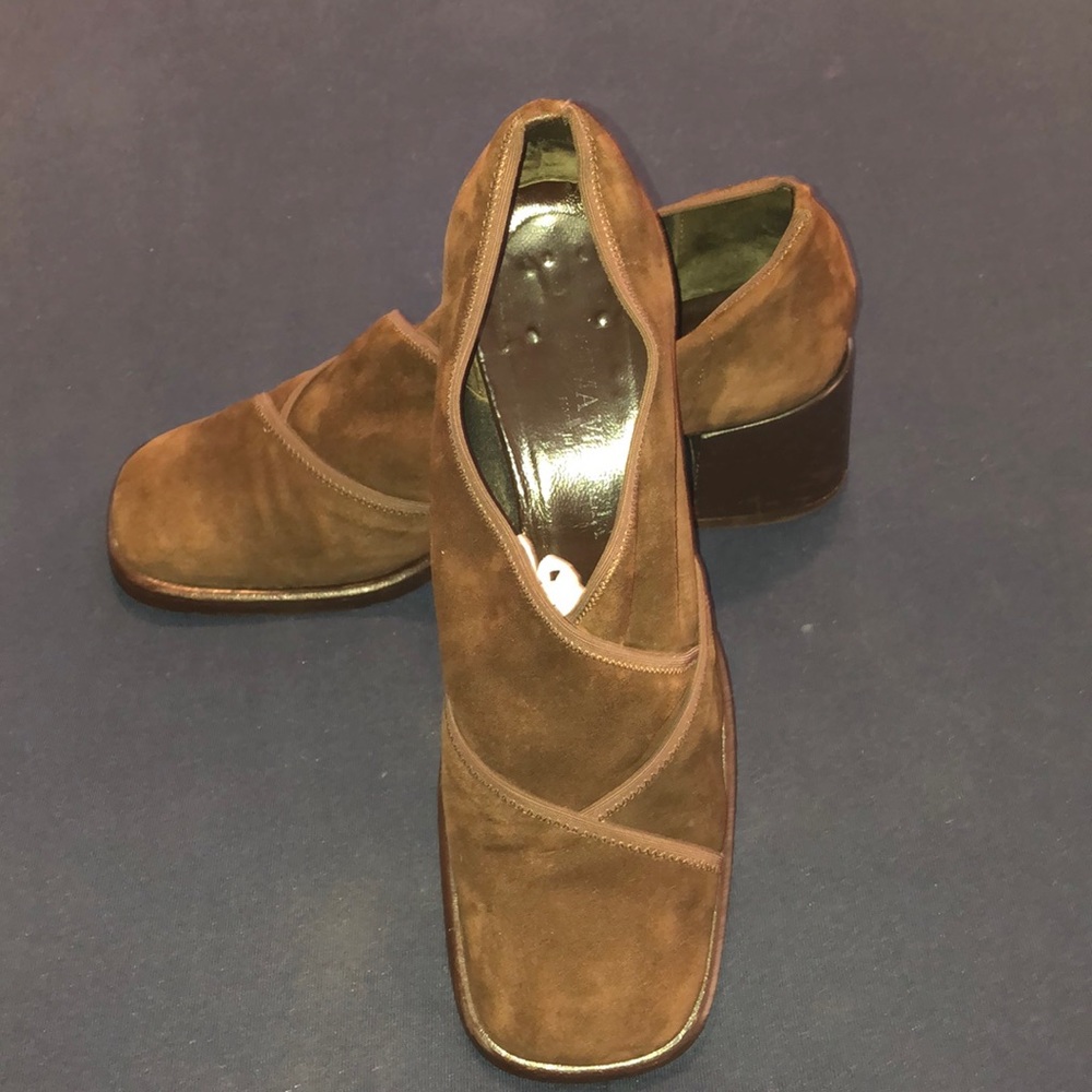 Suede shoes
